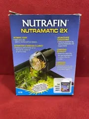Nutramatic 2X Automatic Fish/Turtle Food Feeder New In Open Box.