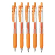 ZEBRA Gel Ballpoint Pen SARASA Clip 0.5mm Orange 5 Pieces JJ15-OR-5AZ