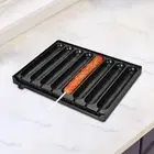 Cast Iron Sausage Pan 8 Grids Anti Stick Plate DIY Sausage