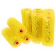 10 Pcs Embroidery Roller Brush Drywall Paint Texture Foam