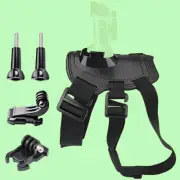 Adjustable Dog Pet Harness Back Mount Strap for GoPro HERO 8 7 6 5 4 3 2 J-Hooks