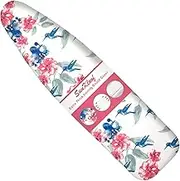SUNKLOOF Scorch Resistance Ironing Board Cover and Pad Resists Scorching and Staining Ironing Board Cover with Elasticized Edges and Pad 15"x54" 4 Fasteners and 1 Large Protective Scorch Mesh Cloth