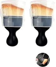 Qinsunny Car Interior Dust Brush,Car Detailing Brush,car Accessories Interior Aesthetic,Cleaning Soft Brush,Air Vent,Leather,Computer 2Pcs
