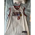 《二手球衣》TEAM APPAREL NBA ALLEN IVERSON 復古球衣