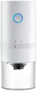 Coffee Grinder Electric Burr, Small Cordless Coffee Grinder Mini with Multi Grind Setting, Portable Coffee Bean Grinder Automatic for Camping/Drip/Espresso/Pour Over French Press, USB (Black)