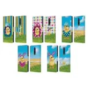 ANIMAL CLUB INTERNATIONAL EASTER DUCKLINGS LEATHER BOOK CASE FOR BLACKBERRY