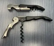 2 x Duo-Lever Cork Screw Wine Bottle Opener Smart Kut Foil Cutter Professional