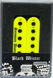 Seymour Duncan Blackened Black Winter Bridge Pickup - NEON YELLOW