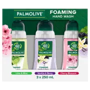 Palmolive 3 x 250mL Pack Foaming Hand Wash Pumps