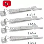 4X Integrated Fridge Freezer Door Mounting Bracket Fixing Slide Kit Privileg