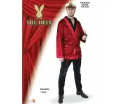 The Heff Smoking Jacket Robe Mens Costume