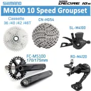 Shimano Deore M4100 10 Speed Groupset Shift Derailleur MTB 10V Crankset 32T 34T