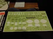 Berol Rapidesign Template - Transistor Outline - R-319