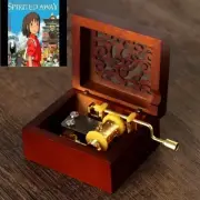 ♫ SPIRITED AWAY THEME SOUNDTRACK♫ UNIQUE CARVING HAND CRANK MUSIC BOX