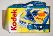 Vintage Kodak Sport Waterproof Single Use Disposable Camera.27 Exposures Of Fun!