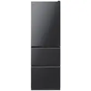 Hitachi 404L Bottom Mount Fridge RS38KPTBBK