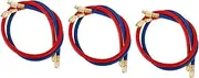 Mobestech 3sets Diy Conditioning Kit Charging Hose Tube Ac Pressure Gauge Tool 2pcs*3
