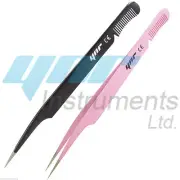 YNR® PROFESSIONAL BEAUTY EYEBROW SHARP POINTED EYELASHES EXTENSION TWEEZERS COMB