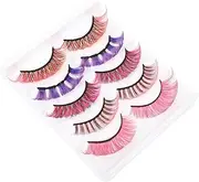 VICASKY Vivid Colored Fake Eyelashes Curl Decorative Lashes for Makeup Natural and Comfortable Design Easy to Apply Enhance Your Look