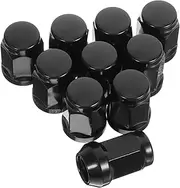 10pcs Lug Nut Protectors Chrome Plated Salt Spray Resistant Universal Fitment Car Part for Vehicle Exteri