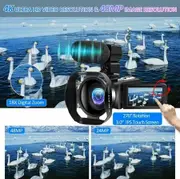 4K 48MP 60FPS Video Camera Camcorder 3.0 Inch HD Touch Screen 18X Zoom Vlogging Camera Digital Camera