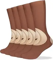 [NQHJT] Wooden Pumpkins Socks for Women Men Breathable Boot Socks Warm Calf Socks for Hiking Work, Style, One Size, Style, One size