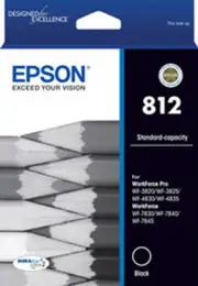 Epson 812 DURABRite Black Ink Cartridge (Original)