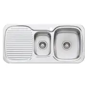 OLIVERI 1 1/2 DBL BOWL SINK RH LL127