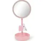 Target Bullseye's Playground LED Mirror with Phone Holder 15"H Pink