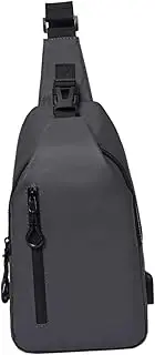 [yuksok] Men's Chest Bag Portable Sports Shoulder Bag for Camping Outdoor Sports Climbing