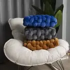 Sitting Cushion Soft Texture Decorative Spandex Hand Woven Chair Seat Cushion No