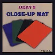 Close-Up Mat (12.5"x 17")-Black by Uday Magic Trick close-up
