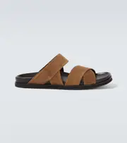 [Manolo Blahnik] Manolo Blahnik Seaton suede sandals AU 10 beige