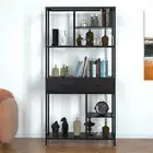 Heavy Duty Bookshelf Bookcase Display Shelves CD DVD Storage Media Rack Cupboard