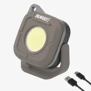 Mini Portable LED Rechargeable Magnetic Work Light, 180° Rotating, 500LM, Bi ...