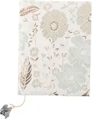 HOMSFOU Handmade Fabric Book Cover Sleeve Book Protector for Daily Use Sunflower Design Lightweight Easy to Maintain for Students Lovers