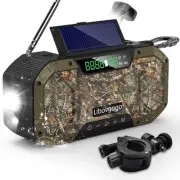 Emergency Radio Waterproof Bluetooth Speaker,Portable Digital AM FM Radio wit...