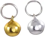 SEWOART Diy Christmas Craft Pet Collar Bells Loose Beads Small for Cats Dogs 12 Pack