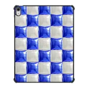 iPad Air 13-inch (M2/M3) iPad Impact Case Balloon Checkers - Royal Blue
