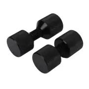 ◇ 2Pcs 1‑1/8in Two Hole Pins Set Aluminium Threaded 2 Hole Flange Alignment-Pin