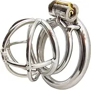 Sex Toys Stainless Steel Inverted Chastity Cage Chastity Lock Chastity Device Erection Ring Bondage Couple Lock Adult Toys Male Cage Beginner Cage Penis Cage