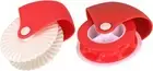 Pastry Wheel Decorator and Cutter, Beautiful Pie Crust, Set of 2