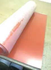 Silicone Rubber Flex Sheet US Hi-Temp Red 1/8''Thick x 8" x 8" Sq Pad 60D Med