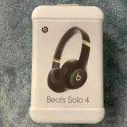 Beats - Solo 4 True Wireless On-Ear Headphones - Black & Gold - New - In The box