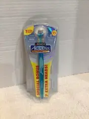 Reach Access Daily Flosser With 15 Disposable Snap-on Heads Blue