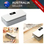 2-in-1 Mini Bag Sealer Heat Machine Handheld Food Packaging Tool White