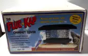 Flue-Kap Chimney Cover Nominal Size 8” X 8” Critter Rain Leaf Guard Black #13