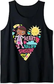 [Disney] Doc McStuffins Heart Full of Sunshine Girls’ Tank Top
