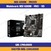 在飛比找蝦皮購物優惠-微星 H310M PRO-VD 主板正品 - 100% 全新