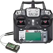 Flysky FS-i6X 10CH 2.4GHz RC Transmitter Controller with iA6B Receiver Upgrade Cable for RC Boat Racing Drone